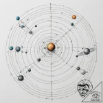 Solar system model (orrery) – tattoo sketch (№1754913339_0, 11.08.2025 11:55) — tattoovalue.net