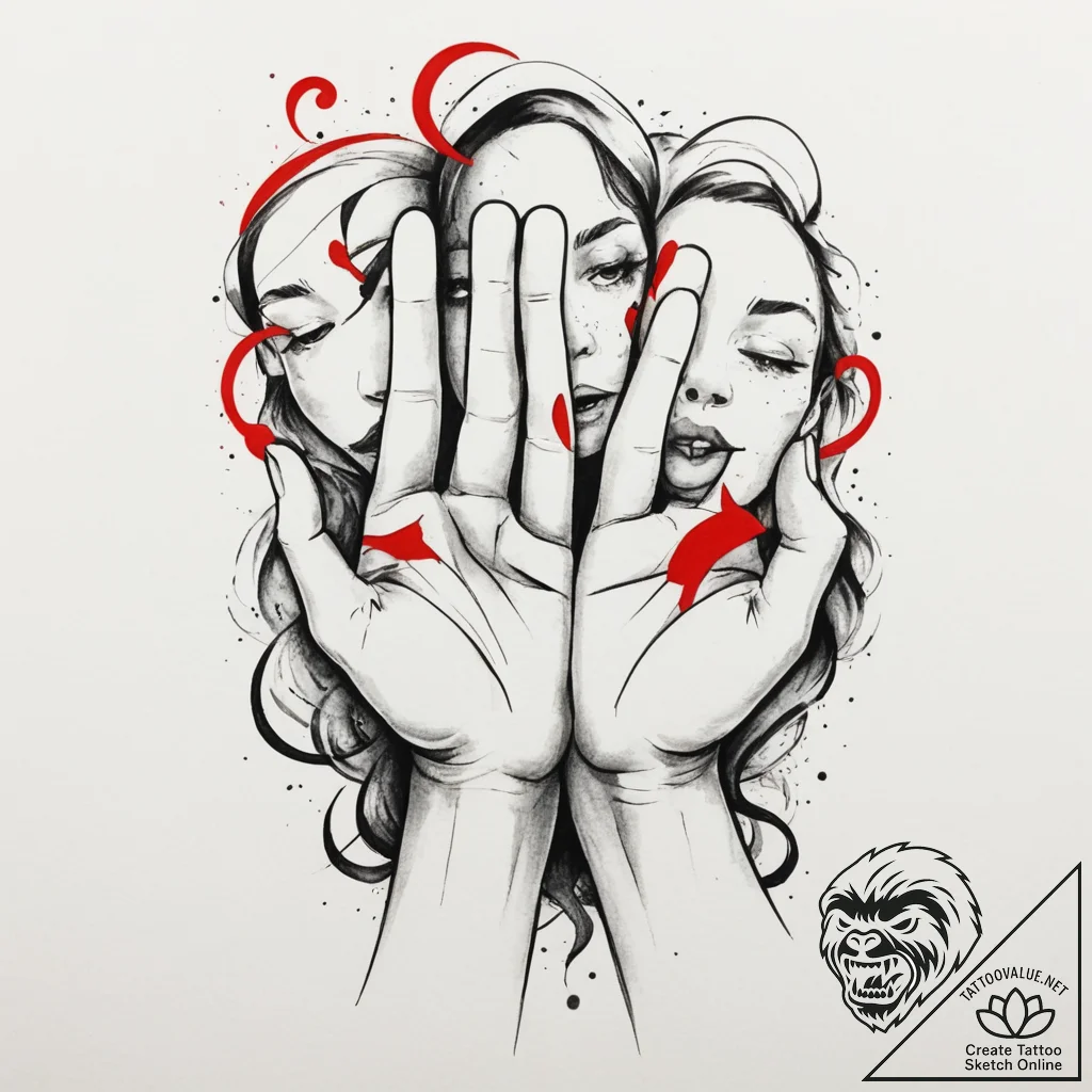 Tattoo sketch the glyph for gemini (3rd house... - tattoo sketch (№1754915323_0, 11.08.2025 12:28) — tattoovalue.net