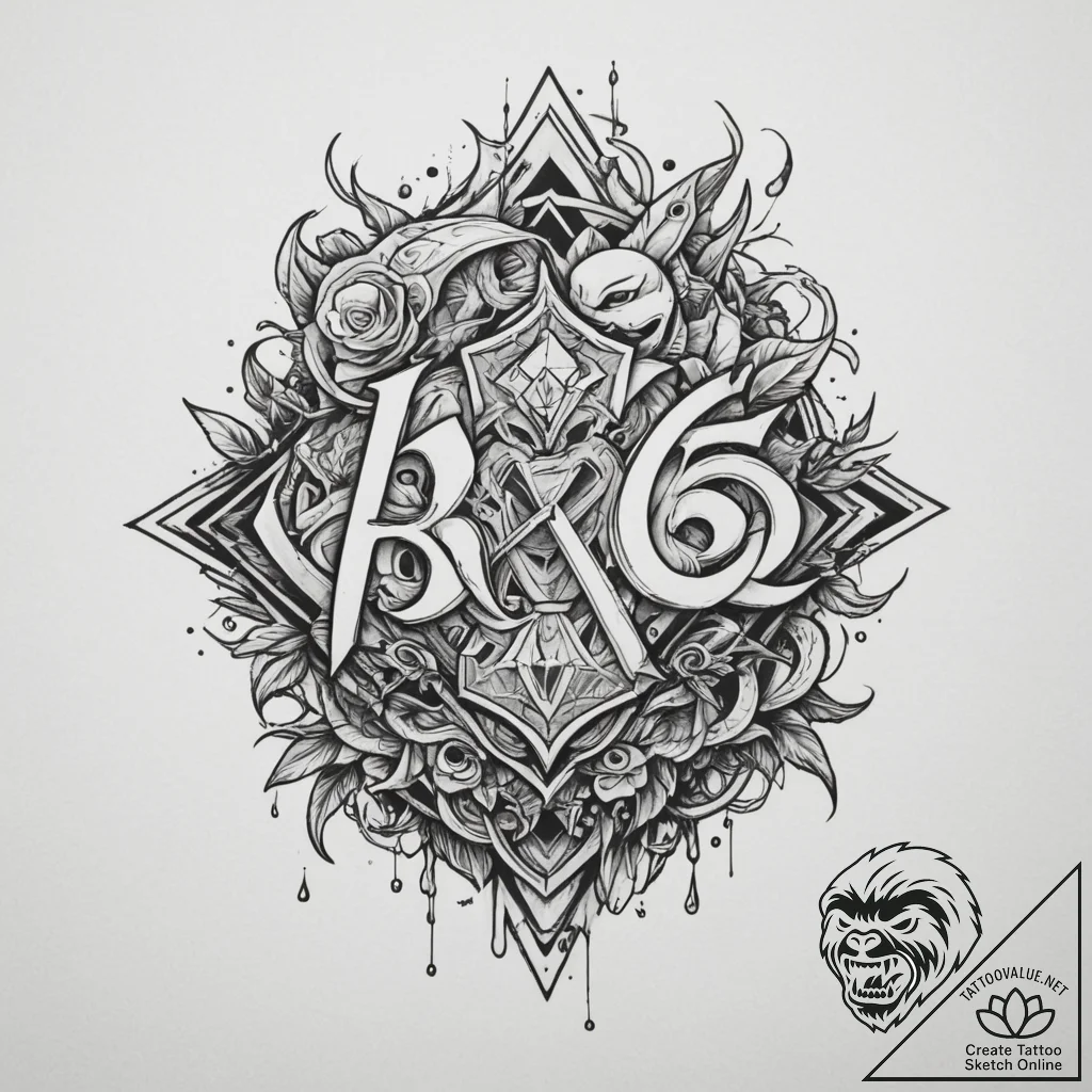 р“сђсѓрїрїр° 5: specific game archetypes & ge... - tattoo sketch (№1754917693_0, 11.08.2025 13:08) — tattoovalue.net