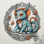 Tattoo design a cartoon version of the zodiac… – tattoo sketch (№1754919053_0, 11.08.2025 13:30) — tattoovalue.net