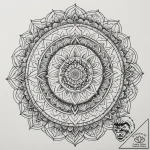 Mandala, artistic tattoo sketch, clean lines,… – tattoo sketch (№1754919252_0, 11.08.2025 13:34) — tattoovalue.net