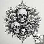 Tattoo sketch a personalized tarot card with… – tattoo sketch (№1754921629_0, 11.08.2025 14:13) — tattoovalue.net