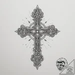 Key, tattoo flash sheet design, on a clean wh… – tattoo sketch (№1754926851_0, 11.08.2025 15:40) — tattoovalue.net