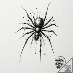Bacteriophage, tattoo drawing outline, waterc… – tattoo sketch (№1754928680_0, 11.08.2025 16:11) — tattoovalue.net