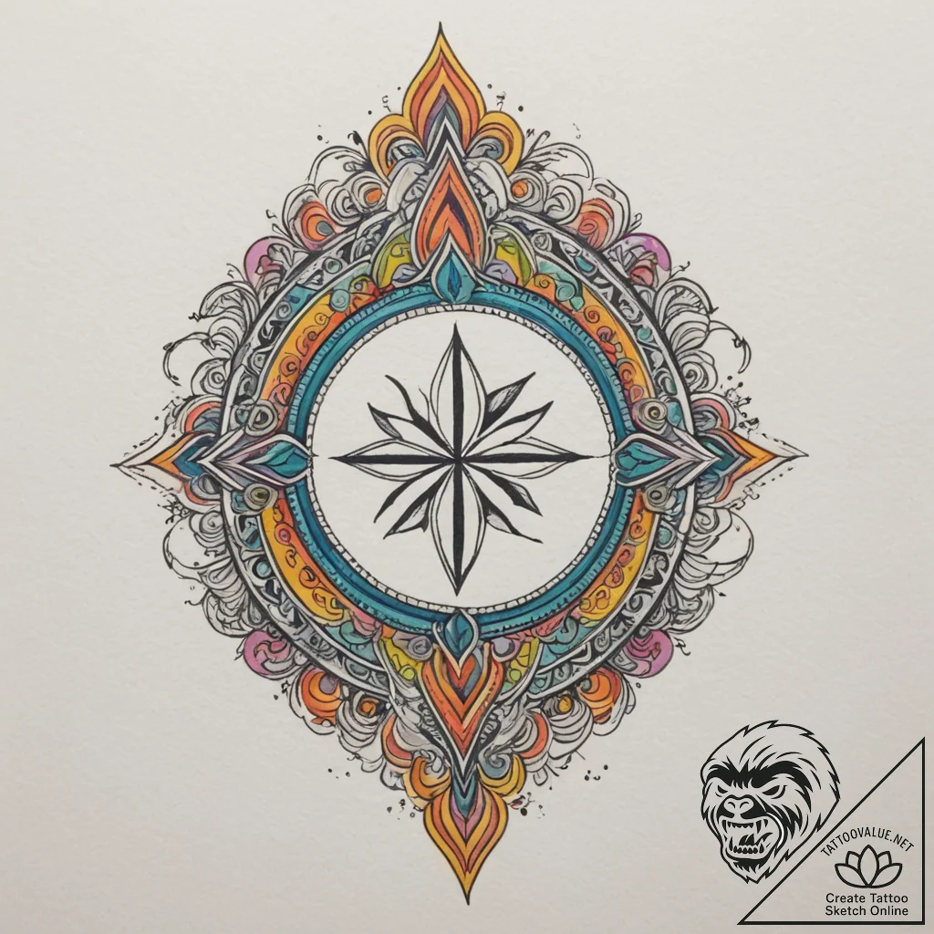 Rock (symbol), tattoo sketch design, vibrant... - tattoo sketch (№1754931505_0, 11.08.2025 16:58) — tattoovalue.net