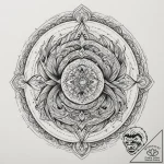 Tattoo design pisces fish dissolving into abs… – tattoo sketch (№1754933684_0, 11.08.2025 17:34) — tattoovalue.net
