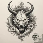 A dark and brooding tattoo design of chernobo… – tattoo sketch (№1754933882_0, 11.08.2025 17:38) — tattoovalue.net