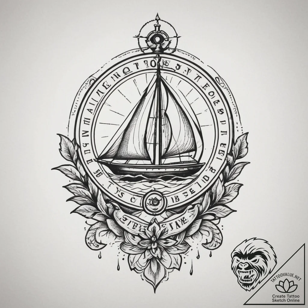 Tattoo sketch an abstract representation of r... - tattoo sketch (№1754934279_0, 11.08.2025 17:44) — tattoovalue.net