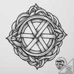 Tattoo sketch a strong, defensive knot or int… – tattoo sketch (№1754934673_0, 11.08.2025 17:51) — tattoovalue.net