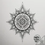 Tattoo sketch a warm, golden glow radiating f… – tattoo sketch (№1754935464_0, 11.08.2025 18:04) — tattoovalue.net