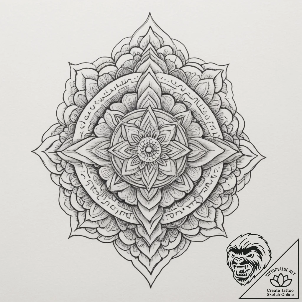A close-up of a stack of freshly laundered, f... - tattoo sketch (№1754935662_0, 11.08.2025 18:07) — tattoovalue.net