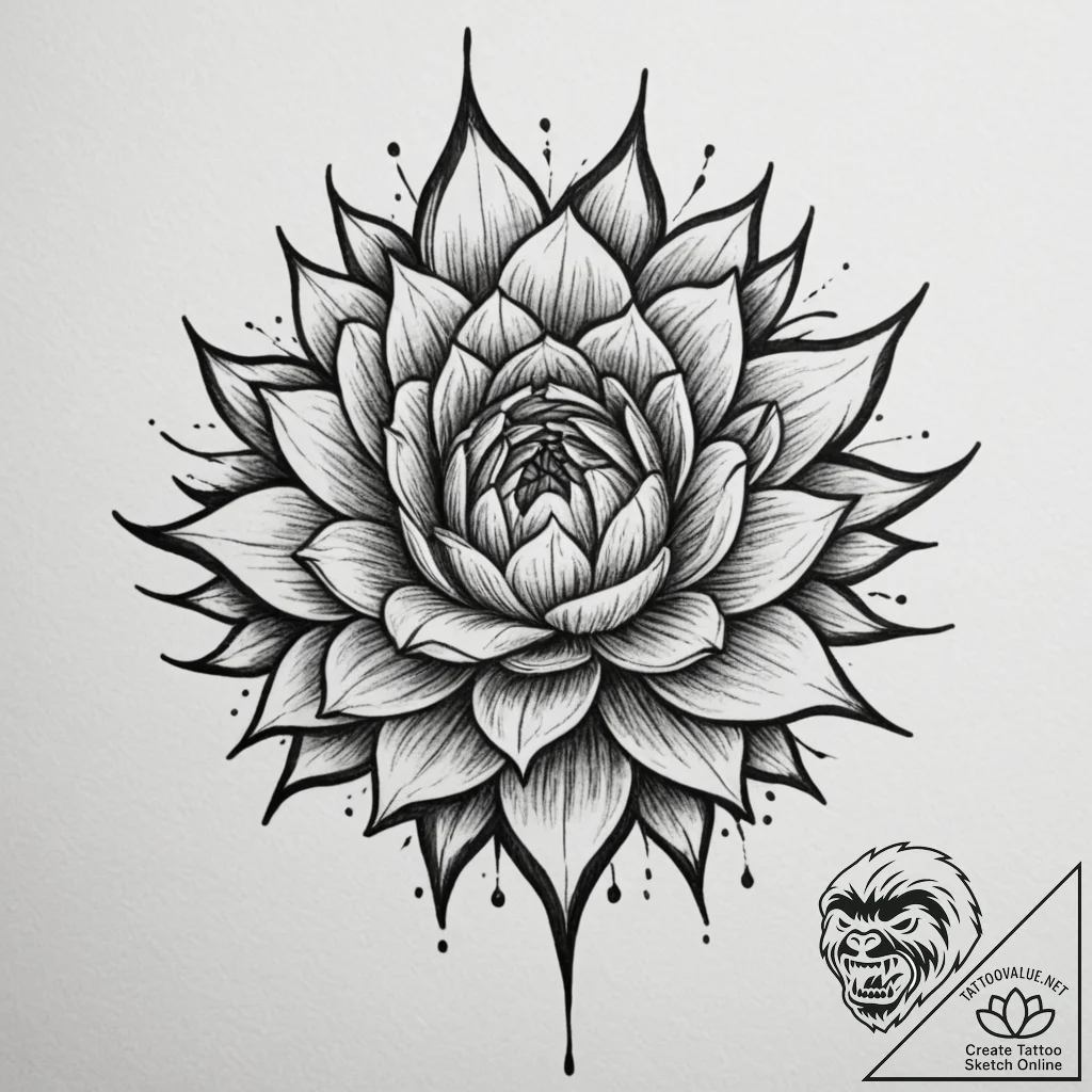 Tattoo sketch a subtle fabric fold or drape e... - tattoo sketch (№1754936058_0, 11.08.2025 18:14) — tattoovalue.net