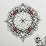 Tattoo sketch a zodiac symbol with a tiny, co… – tattoo sketch (№1754936257_0, 11.08.2025 18:17) — tattoovalue.net