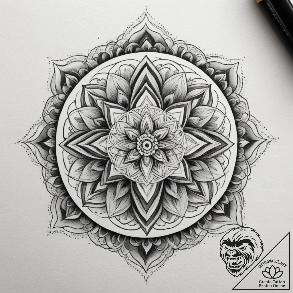 Tattoo design a flowing watercolor blend for... - tattoo sketch (№1754936455_0, 11.08.2025 18:20) — tattoovalue.net