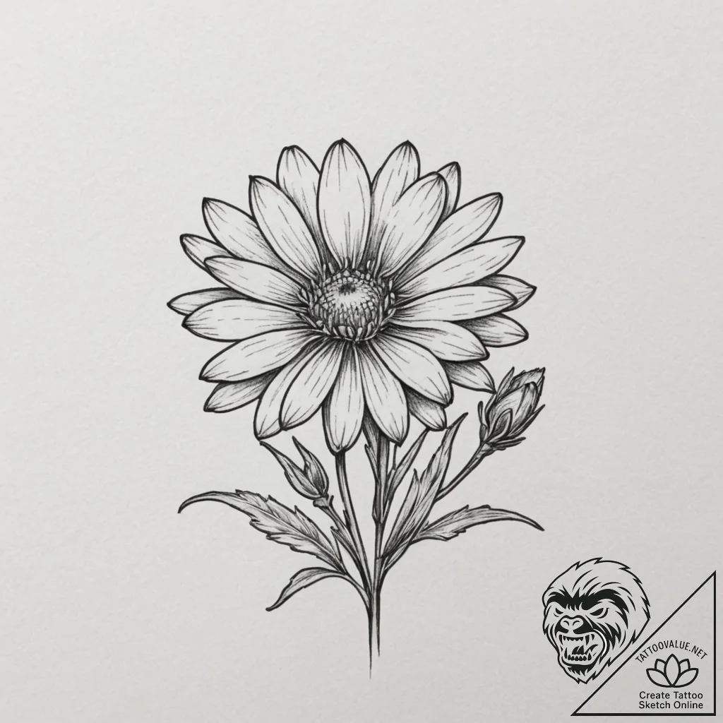 Tattoo sketch a slender sprig of lavender or... - tattoo sketch (№1754937837_0, 11.08.2025 18:43) — tattoovalue.net
