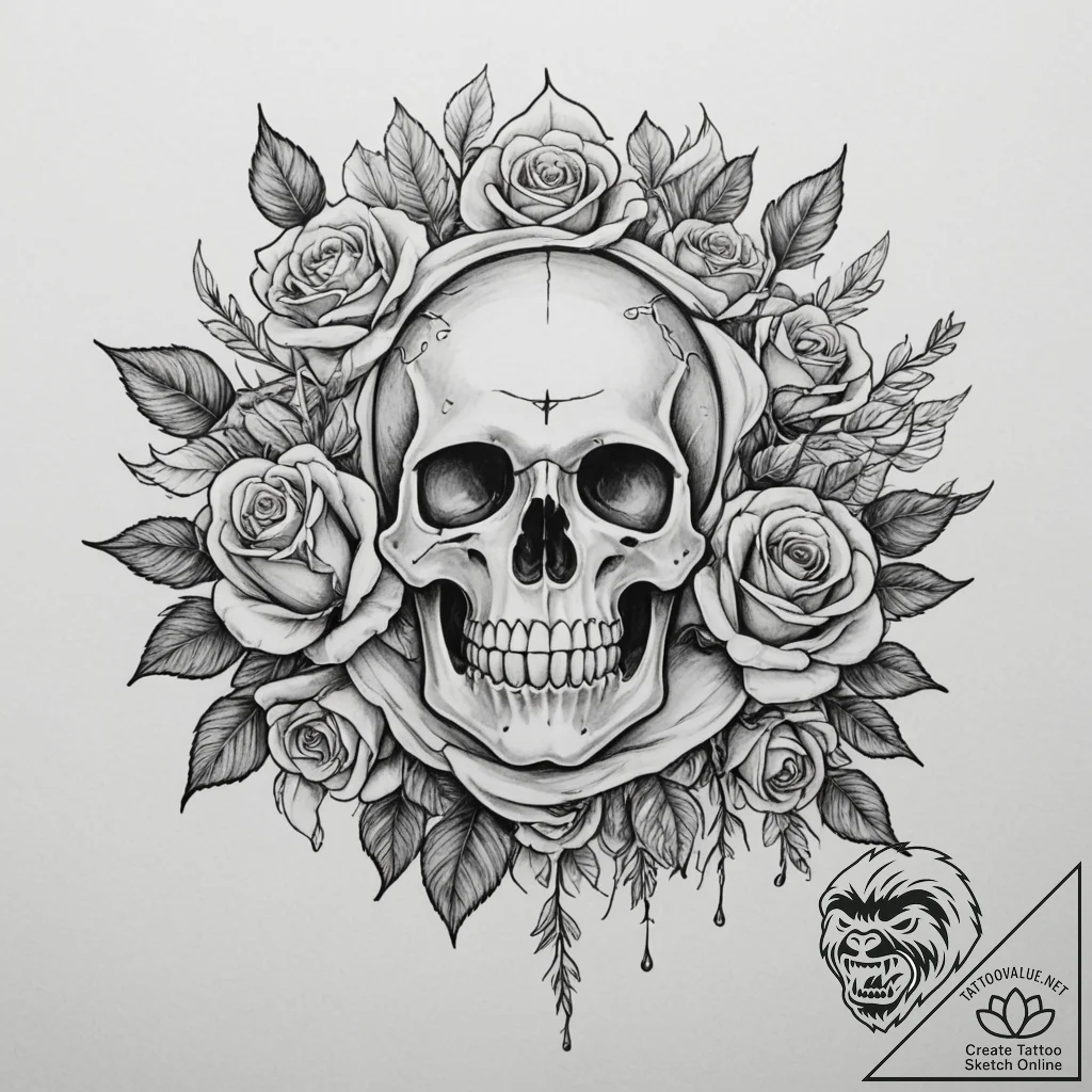 Roman legionary, artistic tattoo sketch, blac... - tattoo sketch (№1754938234_0, 11.08.2025 18:50) — tattoovalue.net