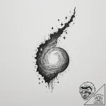 Milky way – tattoo sketch (№1754939619_0, 11.08.2025 19:13) — tattoovalue.net