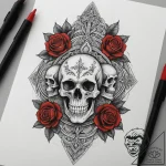 Tattoo design a family’s unique “spirit anima… – tattoo sketch (№1754940606_0, 11.08.2025 19:30) — tattoovalue.net