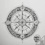 Tattoo design a dual-style tattoo: one half o… – tattoo sketch (№1754941794_0, 11.08.2025 19:49) — tattoovalue.net
