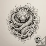 Tattoo sketch an underwater city with glowing… – tattoo sketch (№1754943781_0, 11.08.2025 20:23) — tattoovalue.net