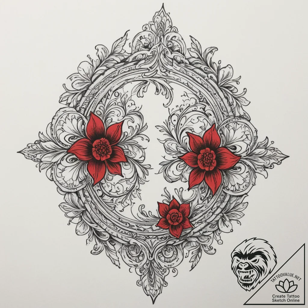 Tattoo sketch a simple bed with two pillows.,... - tattoo sketch (№1754946996_0, 11.08.2025 21:16) — tattoovalue.net