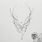 Tattoo sketch a delicate collarbone emphasize… – tattoo sketch (№1754950579_0, 11.08.2025 22:16) — tattoovalue.net