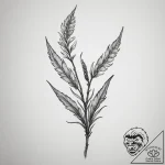 Cordyceps from the last of us, ink illustrati… – tattoo sketch (№1754950776_0, 11.08.2025 22:19) — tattoovalue.net