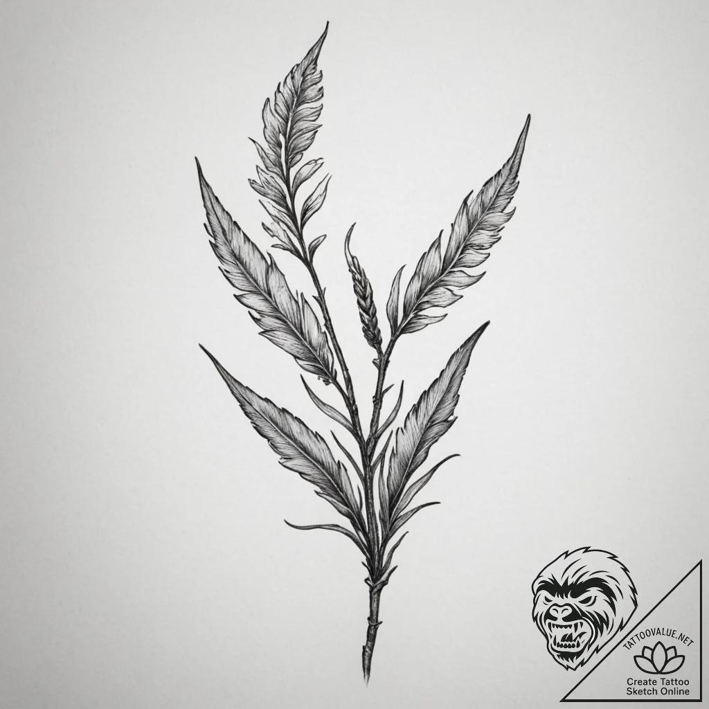 Cordyceps from the last of us, ink illustrati... - tattoo sketch (№1754950776_0, 11.08.2025 22:19) — tattoovalue.net