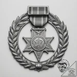 Tattoo design a medal of honor or a significa… – tattoo sketch (№1754955588_0, 11.08.2025 23:39) — tattoovalue.net