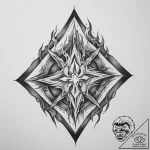 A tattoo sketch of the svarog’s square symbol… – tattoo sketch (№1754956394_0, 11.08.2025 23:53) — tattoovalue.net