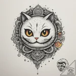 Tattoo design a glowing chat bubble with a me… – tattoo sketch (№1754963795_0, 12.08.2025 01:56) — tattoovalue.net