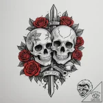 Tattoo design a ‘toast’ on one, a ‘butter kni… – tattoo sketch (№1754964394_0, 12.08.2025 02:06) — tattoovalue.net