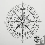 Tattoo sketch a zodiac constellation with a v… – tattoo sketch (№1754968020_0, 12.08.2025 03:07) — tattoovalue.net