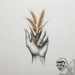 Tattoo sketch: a close-up of a hand holding a… – tattoo sketch (№1754972222_0, 12.08.2025 04:17) — tattoovalue.net
