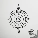 Tattoo design a minimalist symbol of a reload… – tattoo sketch (№1754973827_0, 12.08.2025 04:43) — tattoovalue.net