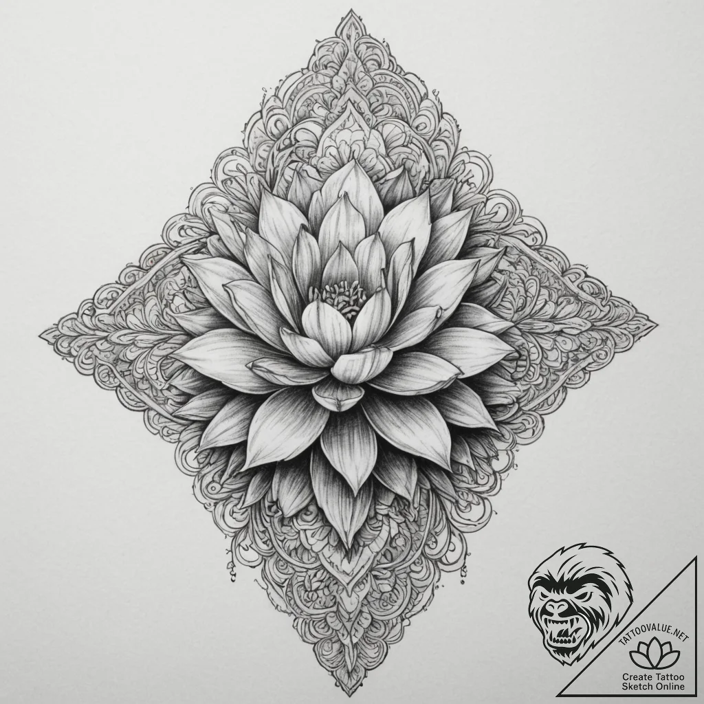 Cactus, tattoo sketch design, ornamental tatt... - tattoo sketch (№1754975216_0, 12.08.2025 05:06) — tattoovalue.net