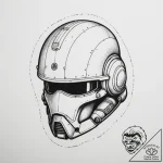 Tattoo sketch a stylized combat helmet subtly… – tattoo sketch (№1754977022_0, 12.08.2025 05:37) — tattoovalue.net