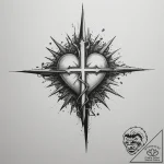 Tattoo sketch a heartbeat line that seamlessl… – tattoo sketch (№1754979235_0, 12.08.2025 06:13) — tattoovalue.net