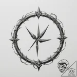 The great rune from elden ring – tattoo sketch (№1754980635_0, 12.08.2025 06:37) — tattoovalue.net