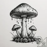Tattoo design an 8-bit mushroom from a classi… – tattoo sketch (№1754982807_0, 12.08.2025 07:13) — tattoovalue.net