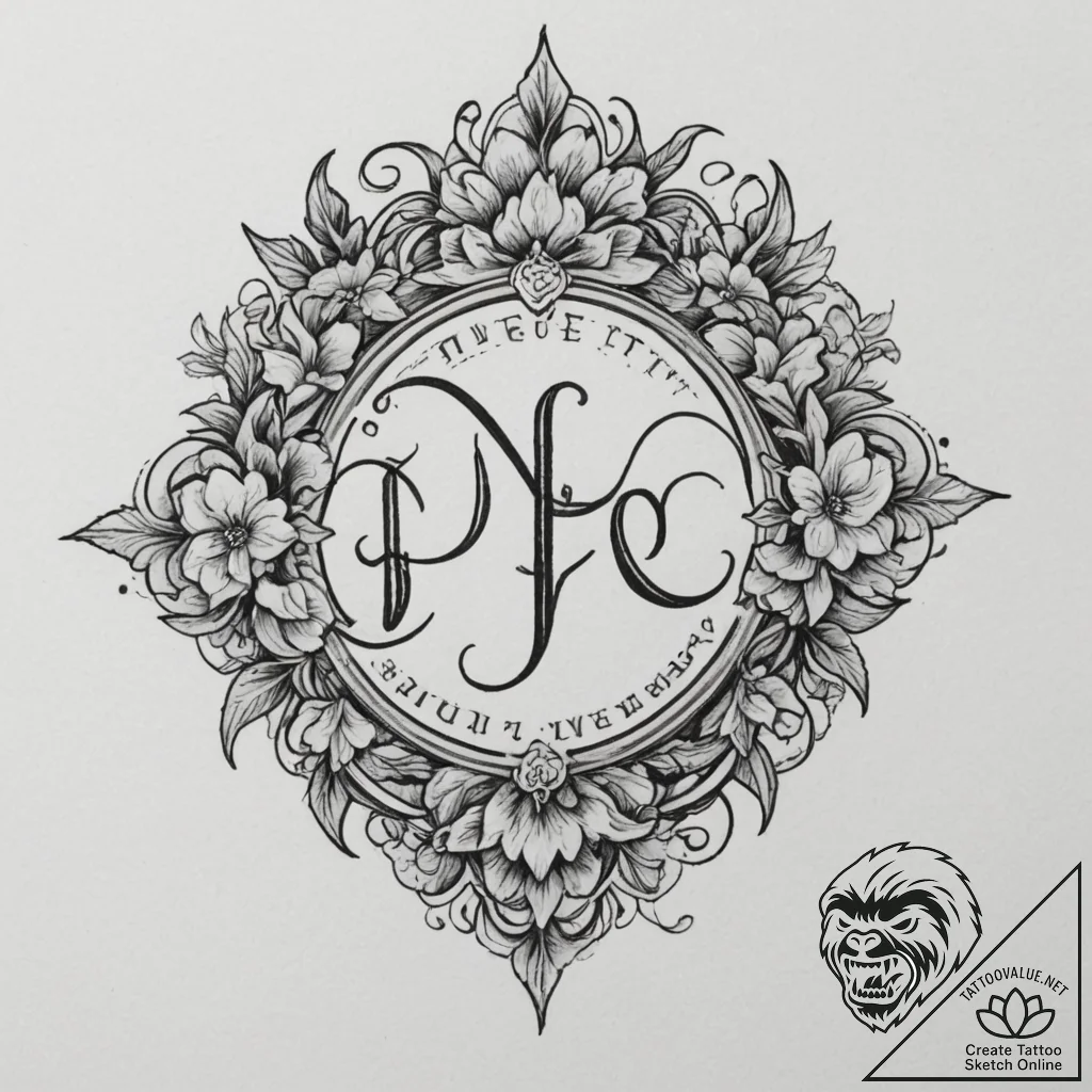 Tattoo design a child's name in their own act... - tattoo sketch (№1754986361_0, 12.08.2025 08:12) — tattoovalue.net