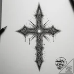 The saw cleaver from bloodborne, tattoo flash… – tattoo sketch (№1754987353_0, 12.08.2025 08:29) — tattoovalue.net