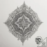 Crystal cave, tattoo line art, ornamental tat… – tattoo sketch (№1754989933_0, 12.08.2025 09:12) — tattoovalue.net