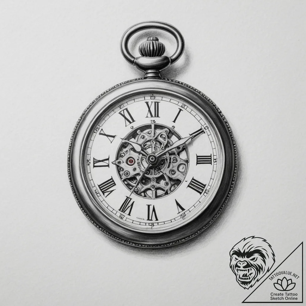Tattoo sketch a detailed but small antique po... - tattoo sketch (№1754991911_0, 12.08.2025 09:45) — tattoovalue.net