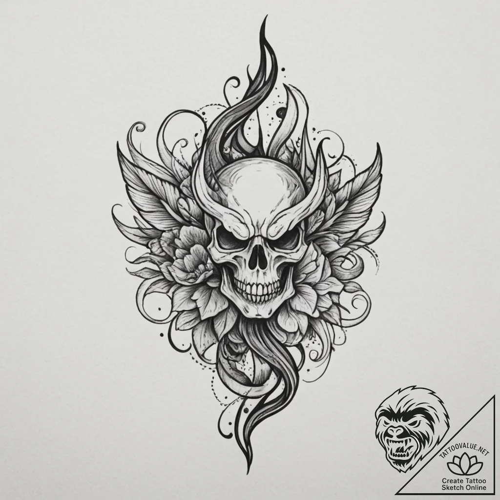 Tattoo sketch a word or phrase forming a subt... - tattoo sketch (№1754992109_0, 12.08.2025 09:48) — tattoovalue.net