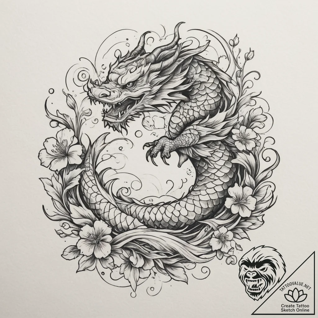 Tattoo design a wrist with abstract lines for... - tattoo sketch (№1754996678_0, 12.08.2025 11:04) — tattoovalue.net