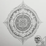 Tattoo design a surveyor’s transit, symbolizi… – tattoo sketch (№1754999310_0, 12.08.2025 11:48) — tattoovalue.net