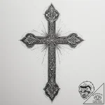 A shot of an archaeological dig site., tattoo… – tattoo sketch (№1755000313_0, 12.08.2025 12:05) — tattoovalue.net