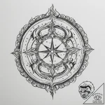 Tattoo design a blackwork representation of t… – tattoo sketch (№1755003332_0, 12.08.2025 12:55) — tattoovalue.net