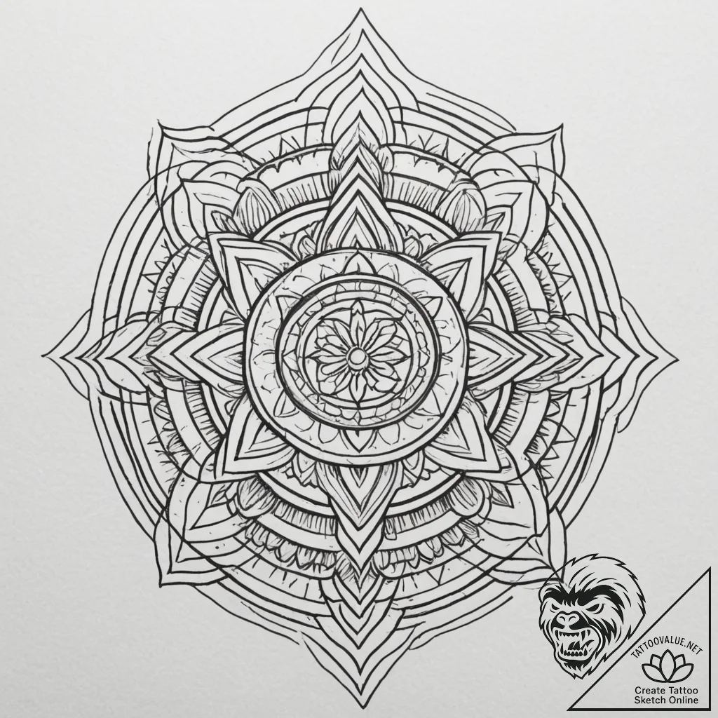 Sight, tattoo sketch design, black outline on... - tattoo sketch (№1755004134_0, 12.08.2025 13:08) — tattoovalue.net